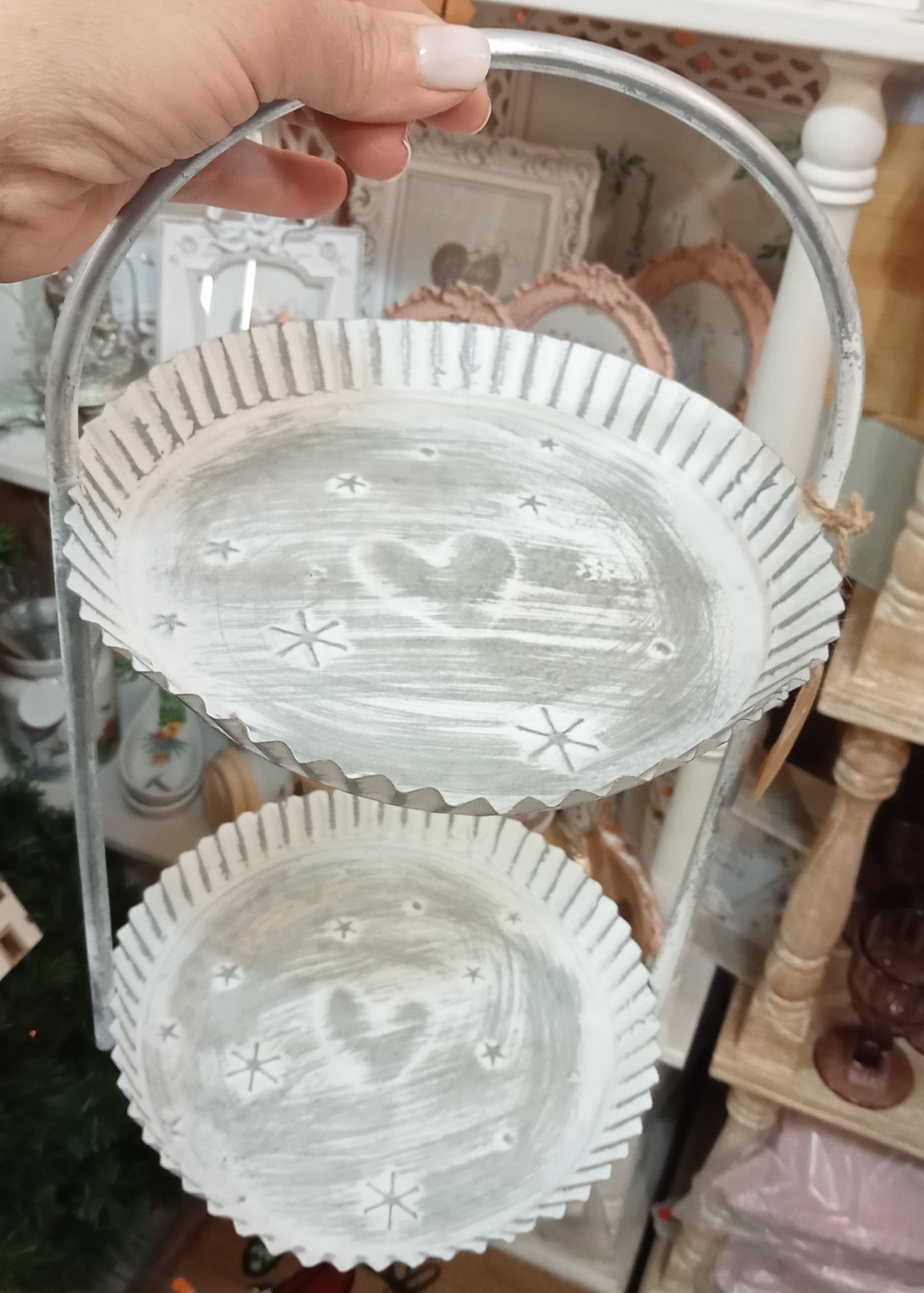 Alzata due ripiani