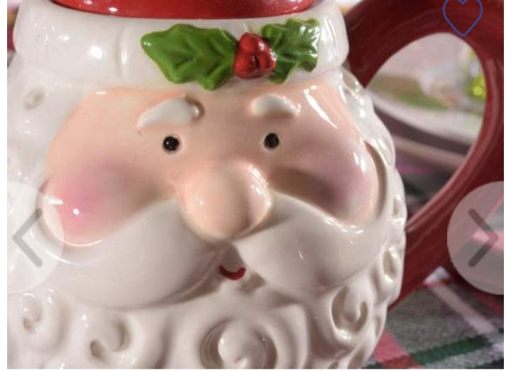 Teiera in ceramica Natale