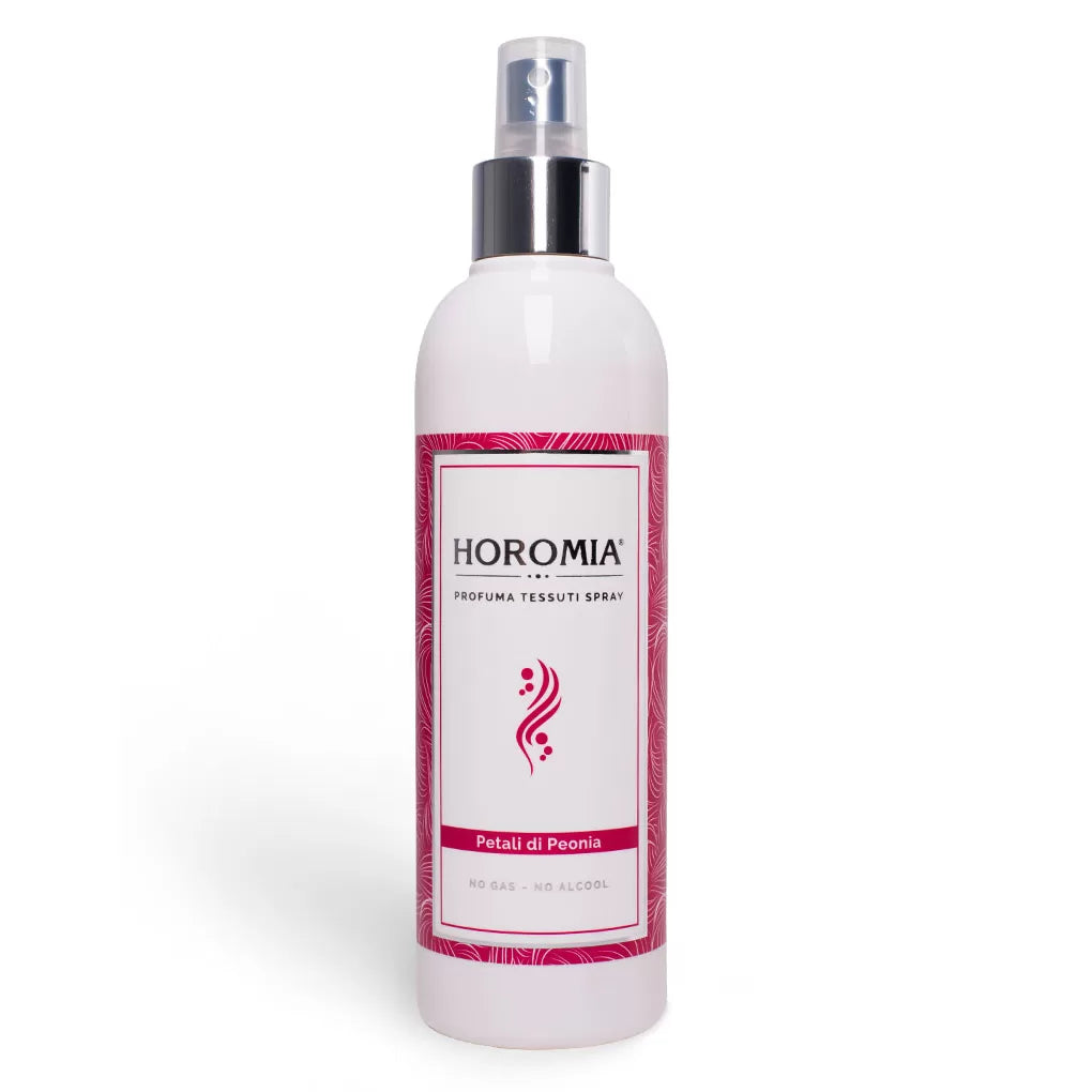 Profuma Tessuti Spray 250ml Petali di Peonia Horomia