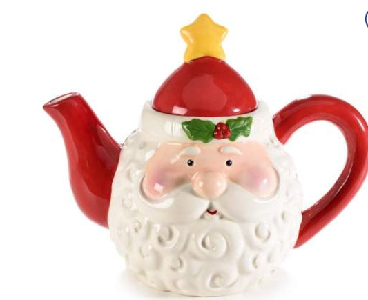 Teiera in ceramica Natale