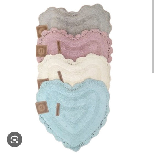Tappeto bagno cuore