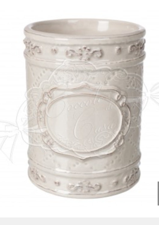 Porta spazzolini ceramica Coccole di Casa