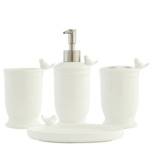 SET 4 PEZZI BAGNO CERAMICA
